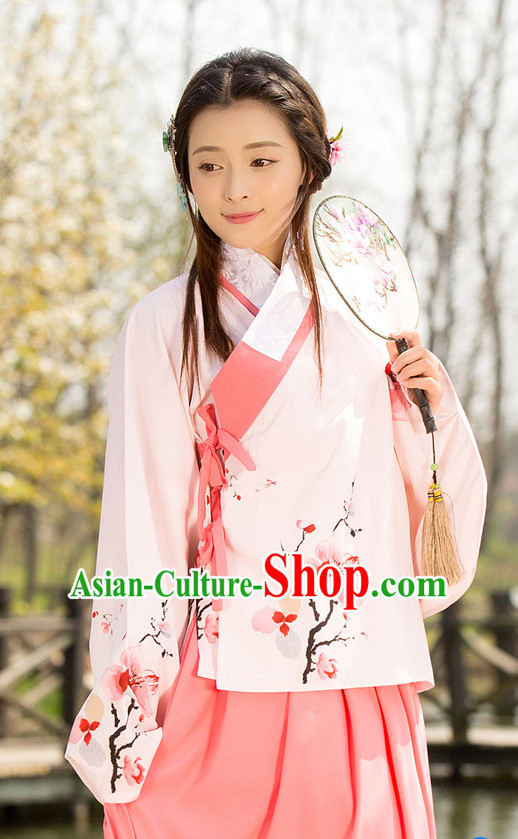 Hanfu Clothing Custom Traditional Chinese Wedding Hanfu Dreses Han Clothing Hanzhuang Historical Dress and Accessories Complete Set