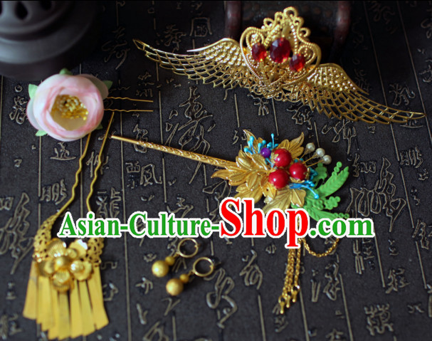China Ancient Dynasty Imperial Royal Quene Crown Empress Hairpins Hair Accessories Hairstyle Chinese Oriental Hairstyles Headpieces