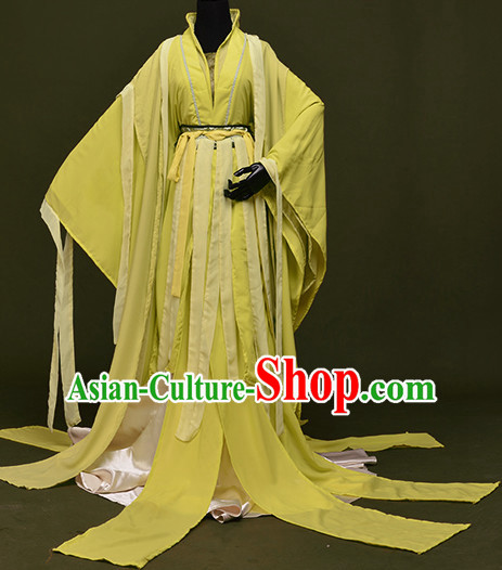 Chinese Ancient Han Fu Noblewoman Clothing Robes Tunics Accessories Traditional China Clothes Adults Kids