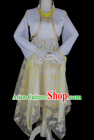 Ancient Chinese Fairy Style Costumes Imperial Princess Outfits Complete Set for Women