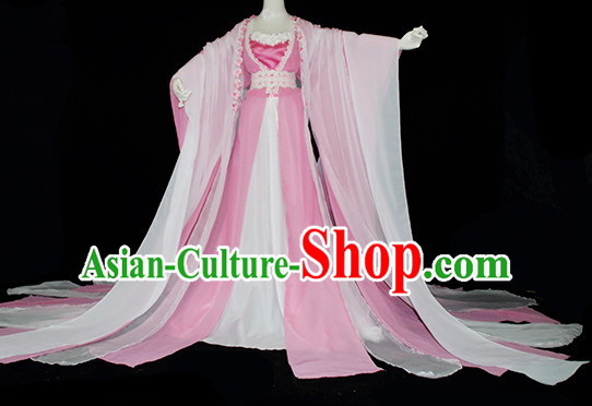 Ancient Chinese Fairy Style Costumes Imperial Princess Outfits Complete Set for Women