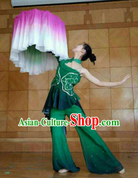 Chinese Traditional Fan Dance Costumes for Women Customized Dance Dresses Dancing Wear Complete Set for Kids