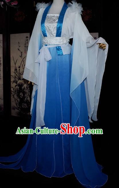 Chinese High Quality Cosplay Fairy Princess Goddness Costume Cosplay Costumes Complete Set for Women Girls Children Adults