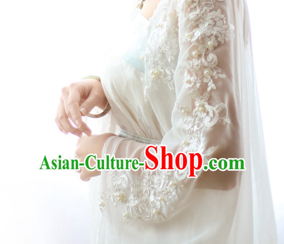 Hanfu Hanzhuang Han Fu Han Clothing Traditional Chinese Dress National Costume Complete Set