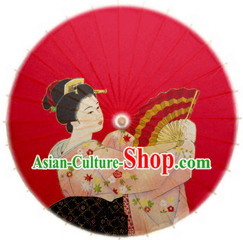 Asian Dance Umbrella China Handmade Traditional Geisha Umbrellas Stage Performance Umbrella Dance Props