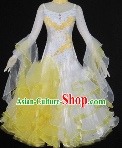 Chinese Ballroom Dance Costume Dance Costumes for Women