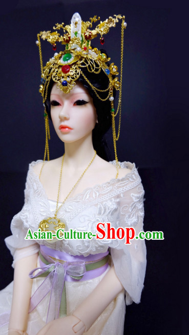 Chinese Traditional Headwear Headdress Hairpiece Hair Ornaments Head Pieces