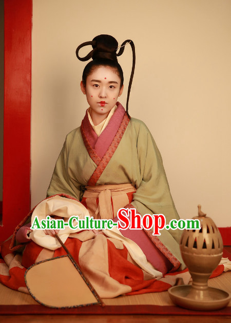 Chinese Ancient Female Clothing Complete Set