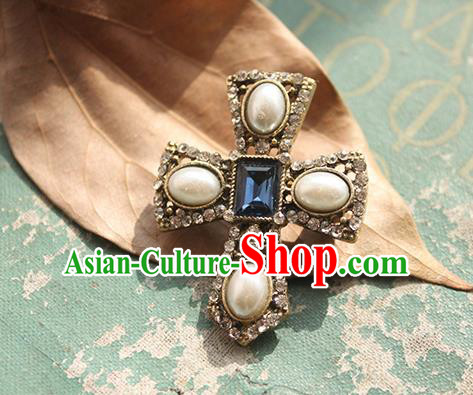 Traditional Classic Women Jewelry Accessories, Traditional Classic Gothic Restoring Ancient Crystal Brooch for Women