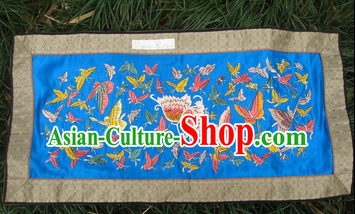 Traditional Chinese Miao Nationality Classic Hand Made Embroidery Flake- One Hundred of Butterflies