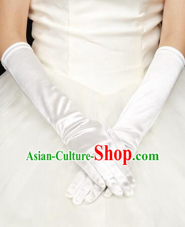 Long Style Glove for Brede Wedding Play Stage Show Gloves