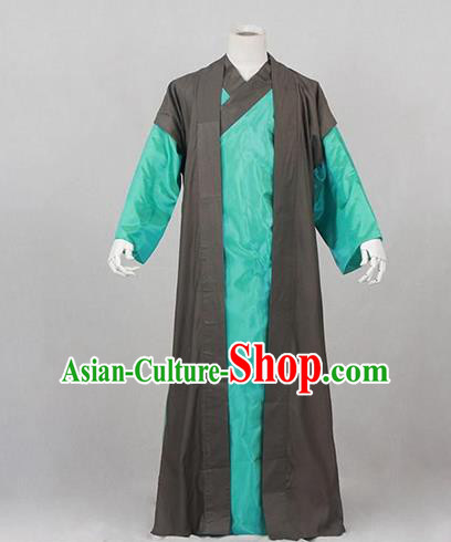Traditional Ancient Chinese Swordsman Costume, Asian Chinese Ming Dynasty Kawaler Clothing for Men