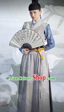 Traditional Ancient Chinese Swordsman Costume, Asian Chinese Ming Dynasty Nobility Childe Clothing for Men