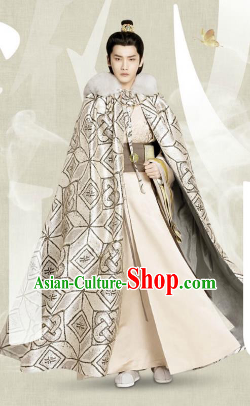 Traditional Chinese Tang Dynasty Nobility Childe Costume, Chinese Ancient Prince Embroidered Clothing for Men