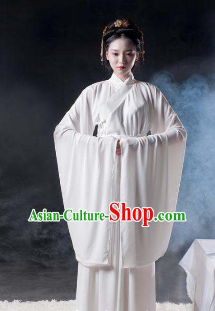 Asian China Han Dynasty Princess Underpants Costume, Traditional Ancient Chinese Young Lady Hanfu Clothing for Women