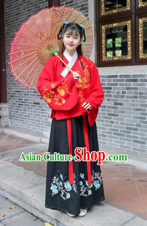Ancient Chinese Costume Chinese Style Wedding Dress Ming Dynasty hanfu princess Clothing