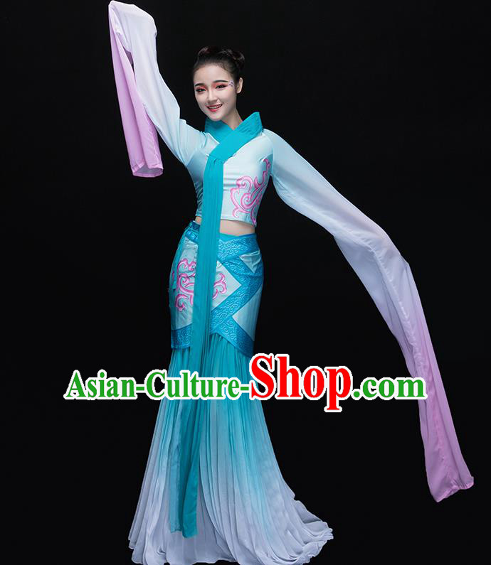 Traditional Chinese Classical Dancing Costume, China Yangko Costume Fairy Dance Hanfu Clothing for Women