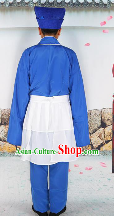 Traditional China Beijing Opera Costume Gifted Scholar Embroidered Robe and Hat Ancient Chinese Peking Opera Embroidery Clothing