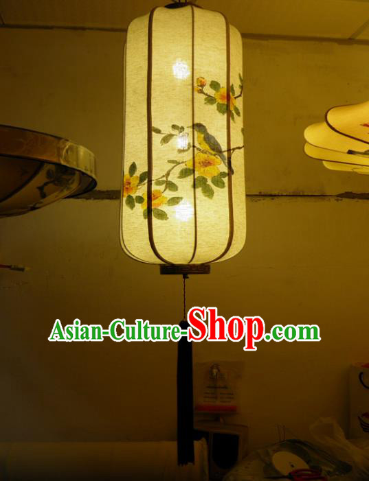Traditional Chinese Handmade Painting Silk Palace Lantern China Ceiling Palace Lamp