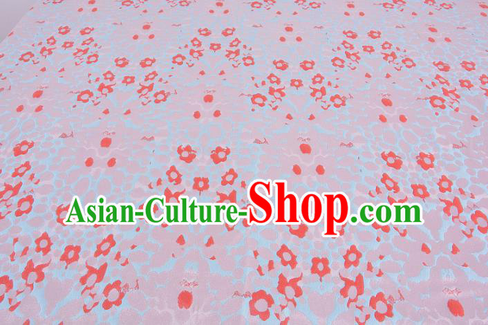 Chinese Traditional Costume Royal Palace Pink Satin Brocade Fabric, Chinese Ancient Clothing Drapery Hanfu Cheongsam Material