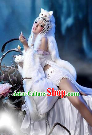 Traditional Ancient Chinese Cosplay Funsbau Costume for Women