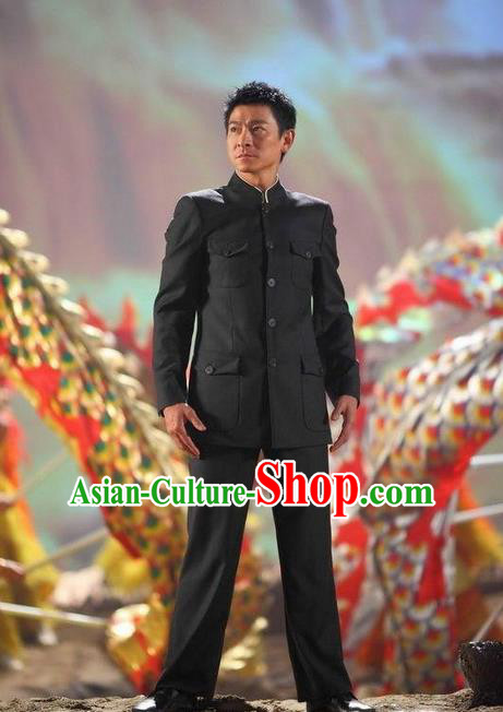 Traditional Ancient Chinese Costume, Chinese Style Tang Suit Mao Suit Ancient Chinese Tunic Suit Sun Yat Sen Suit for Men