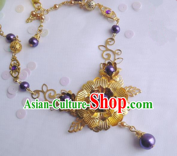 Chinese Ancient Style Hair Jewelry Accessories Hairpins Headwear Headdress Hair Fascinators for Women