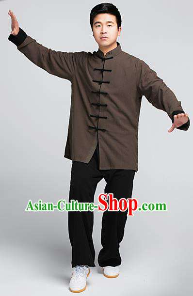 Top Kung Fu Costume Martial Arts Kung Fu Training Uniform Gongfu Shaolin Wushu Clothing for Men Women Adults Children