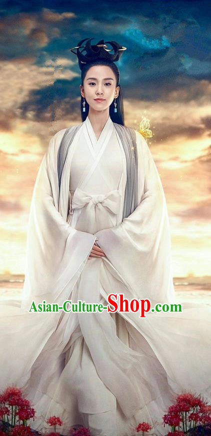 Traditional Ancient Chinese Imperial Consort Costume, Elegant Hanfu Western Wei Dynasty Clothing, Chinese Northern Dynasties Imperial Concubine Embroidered Tailing Clothing for Women