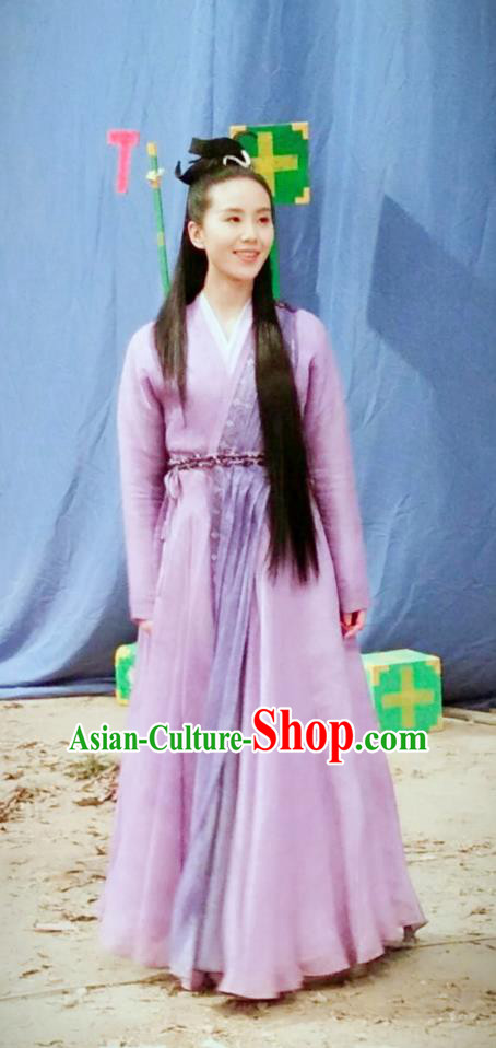 Traditional Ancient Chinese Imperial Princess Costume, Elegant Hanfu Western Wei Dynasty Swordsman Clothing, Chinese Northern Dynasties Young Lady Tailing Clothing for Women