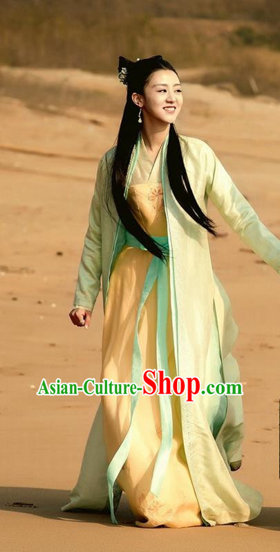 Traditional Ancient Chinese Imperial Princess Costume, Elegant Hanfu Western Wei Dynasty Swordsman Clothing, Chinese Northern Dynasties Aristocratic Lady Clothing for Women