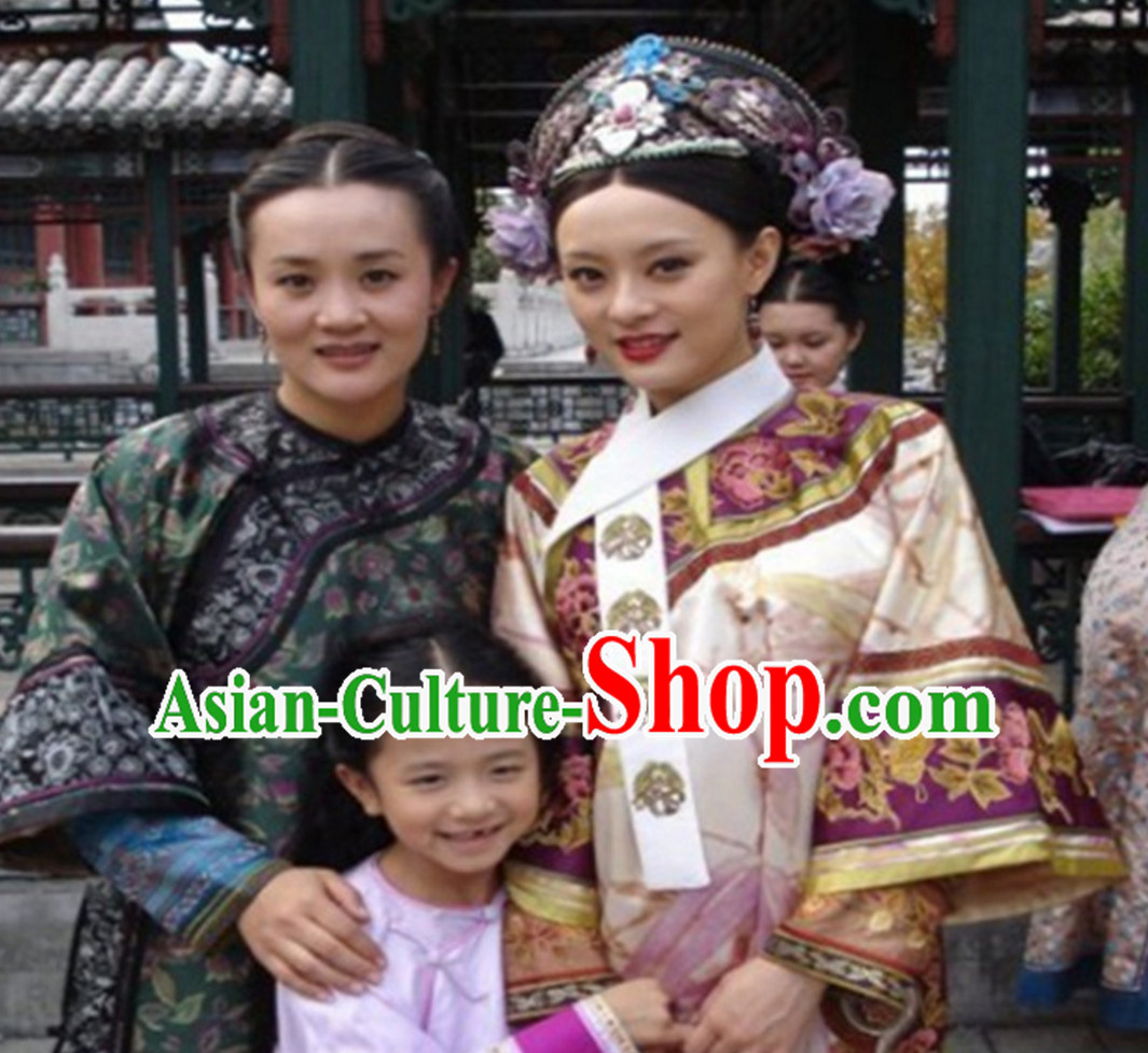 Chinese TV Drama Zhen Huan Legend Empress Clothing Garment Clothes for Women