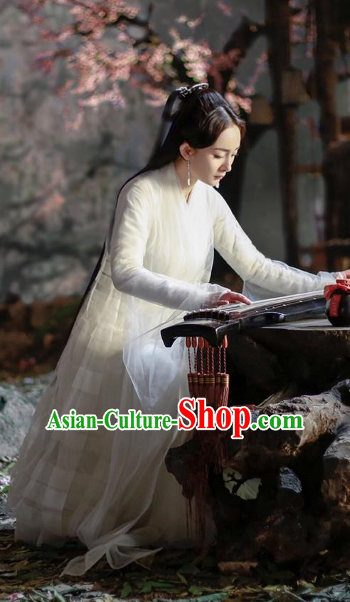 Traditional Ancient Chinese Elegant Costume, Chinese Han Dynasty Young Lady Dress, Cosplay Ten Great III of Peach Blossom Fairy Chinese Peri Imperial Princess Hanfu Clothing for Women