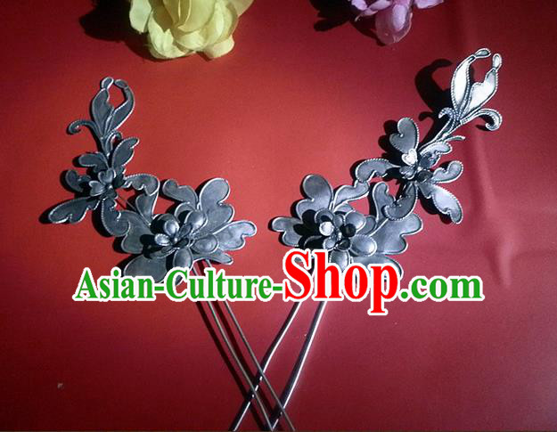 Traditional Chinese Ancient Classical Handmade Hairpin Jewelry Accessories Hanfu Classical Palace Combs and Sticks for Women