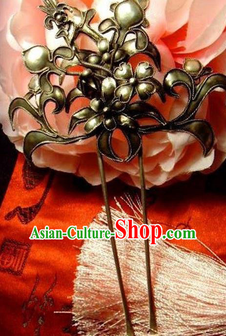 Traditional Handmade Chinese Ancient Classical Hair Accessories Barrettes Hairpins Hair Claw Hair Sticks for Women