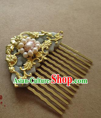 Chinese Ancient Handmade Jewelry Accessories Hairpins, Traditional Chinese Ancient Hanfu Hair Combs Headwear for Women