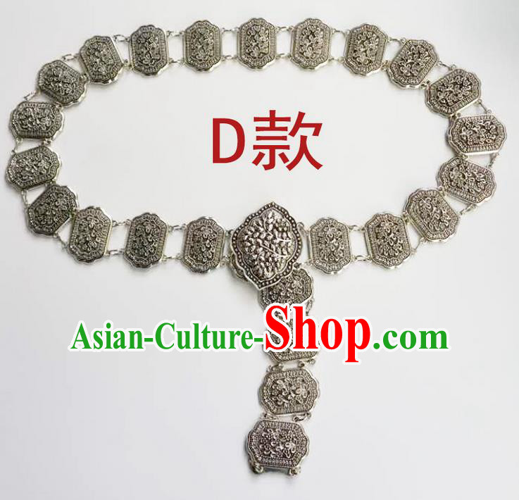 Traditional Thailand Ancient Handmade Waist Accessories, Traditional Thai China Dai Nationality Belts Pendant for Women