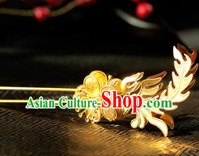 Chinese Ancient Style Hair Jewelry Accessories Wedding Hair Stick Step Shake, Hanfu Xiuhe Suits Bride Handmade Hairpins for Women