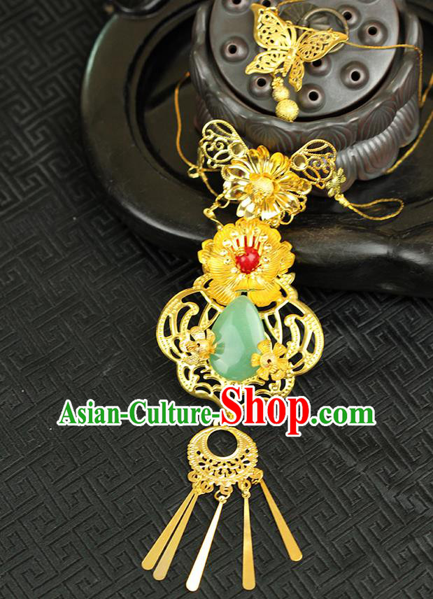Chinese Ancient Style Hair Jewelry Accessories Hairpins xiuhe Suit Headwear Headdress Hair Fascinators for Women