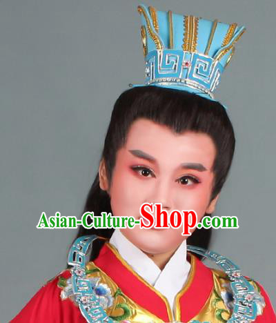Traditional China Beijing Opera Young Men Hair Accessories Headwear, Ancient Chinese Peking Opera Niche Tuinga