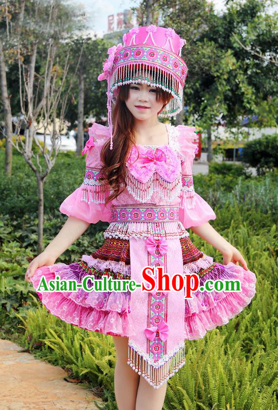 Miao Nationality Square Dancing Mexican Dress For Women Perfect