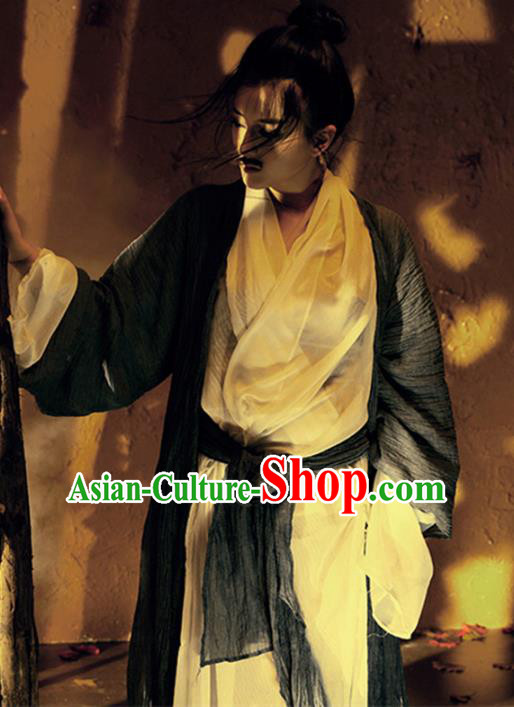 Traditional Chinese Ancient Swordsman Costume, Chinese Ancient Kawaler Clothing for Men