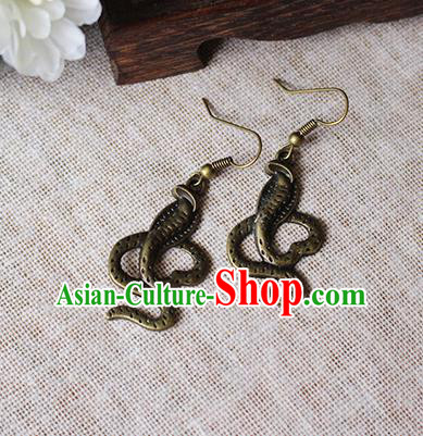 Chinese Handmade Classical Accessories Hanfu Earrings, China Xiuhe Suit Tassel Eardrop for Women