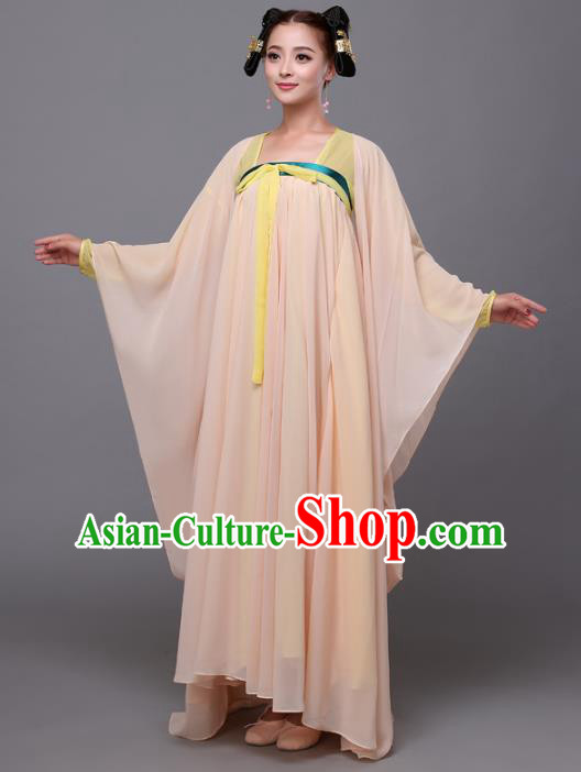 Traditional Chinese Tang Dynasty Court Maid Costume, China Ancient Palace Princess Hanfu Dress Clothing for Women