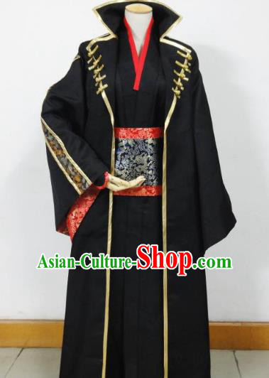 Traditional Chinese Cosplay Ming Dynasty Swordsman Costume Ancient Imperial Bodyguard Clothing for Men