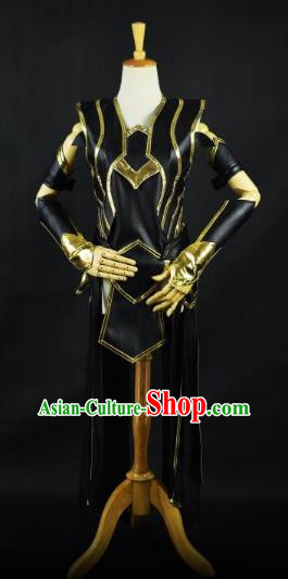 Traditional Chinese Ming Dynasty Swordswoman Costume Ancient Cosplay Heroine Clothing for Women
