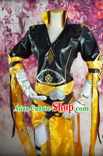 Traditional Chinese Ancient Cosplay Costume Ming Dynasty Swordsman Clothing for Men
