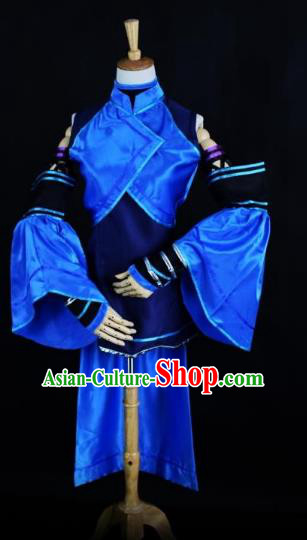 Traditional Chinese Ancient Heroine Hanfu Costume Han Dynasty Swordswoman Clothing for Women