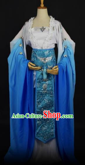 Traditional Chinese Ancient Princess Hanfu Costume Han Dynasty Palace Lady Dress Clothing for Women