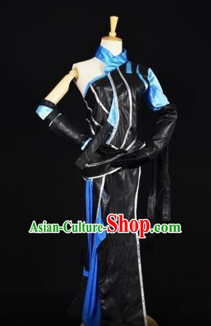 Traditional Chinese Ancient Cosplay Swordswoman Costume Tang Dynasty Young Lady Clothing